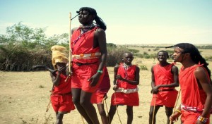 Maasai Mara harcosok Kenya